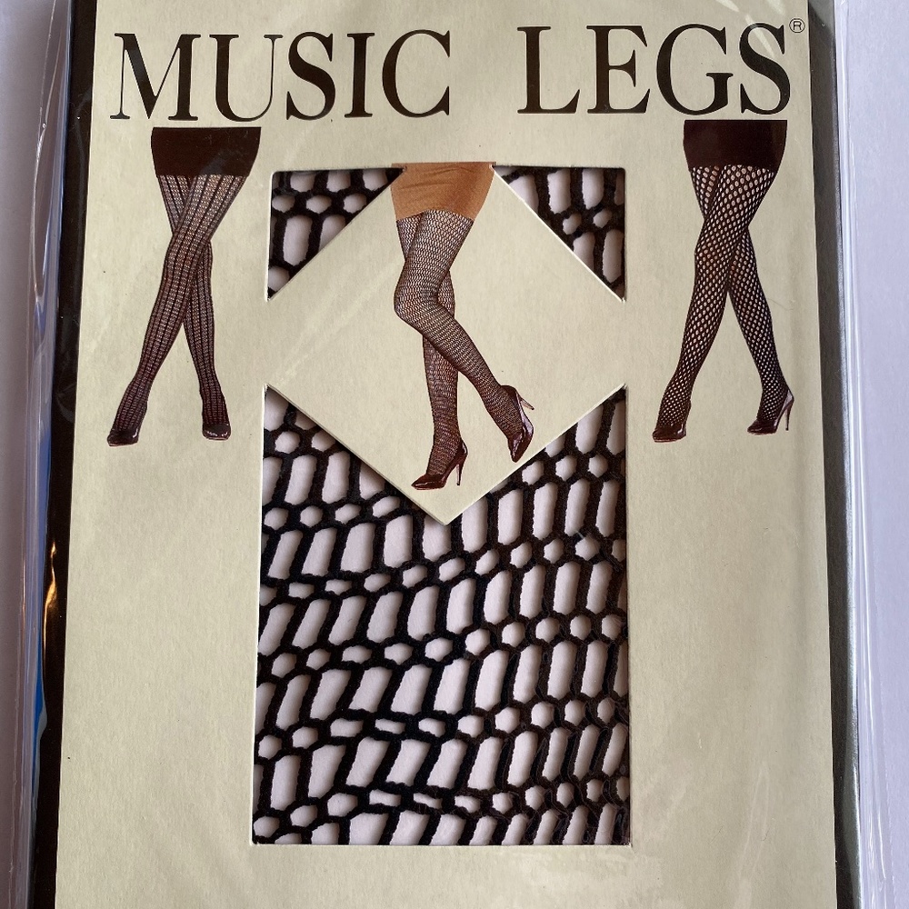 *NEW* Music Legs fashion fishnet panty hose